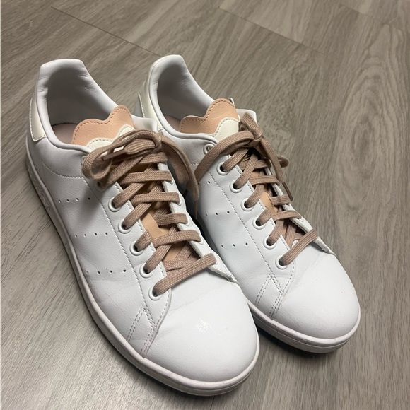 adidas Shoes - Adidas White and tan Casual Shoes